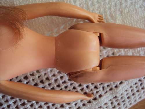Vintage Sindy doll much played with, rooted eyelashes (thin hair some empty hair plugs)