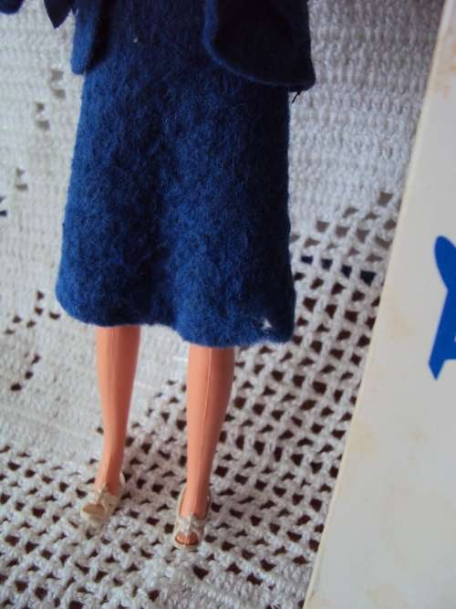 Vintage Miss DAN AIR doll 23cm tall made in Hong Kong bendy legs
