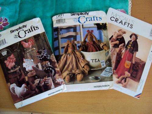 Wow ... three unused Craft Sewing patterns