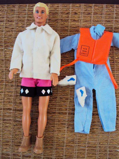Barbie's friend Alan(Mattel 1991)PLUS 2pairs of shoes & extras (****note, marks on legs)