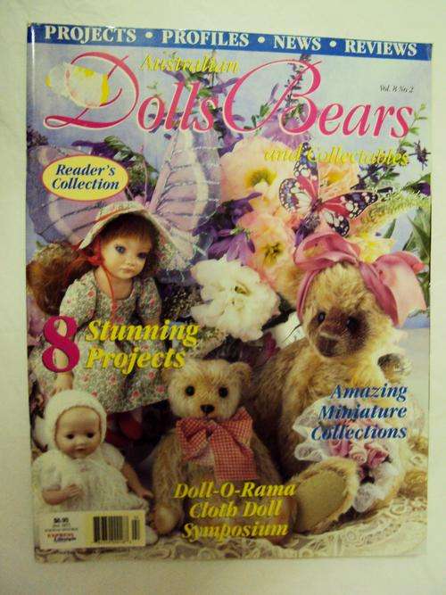 Australian DOLLS and BEARS - with full size pattern insert (like new)