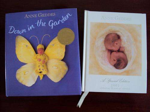 Collection of 2 Anne Geddes books (glossy pics could be framed)