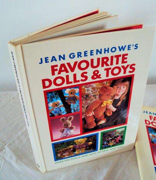 Jean Greenhowe's Favourite Dolls & Toys - h/c with d/j VGC firmly bound vintage, make dolls, puppets