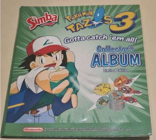 Pokemon Tazo Collectors Album Nr 3 (Complete Collection)