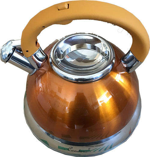 Golden whilsting kettle