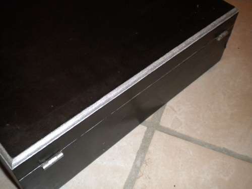 Black and Silver Wooden boxes