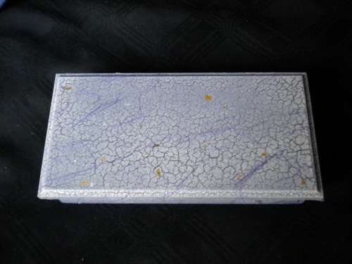 Wooden purple box