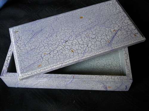 Wooden purple box