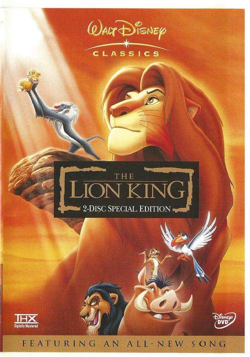 The Lion King 2disc special edition dvd