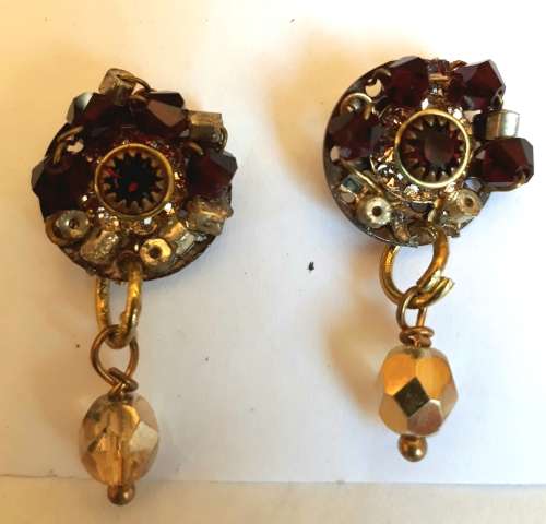 MARYKAY - BEAUTIFULLY HANDCRAFTED EARRINGS - ONE OF A KIND
