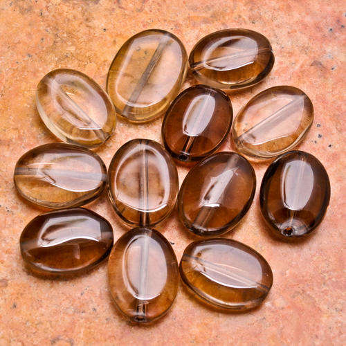 MARYKAY - NATURAL  SMOKEY/SMOKY QUARTZ GEMSTONE BEADS - CRAFTING, JEWELLERY MAKING - 17/13