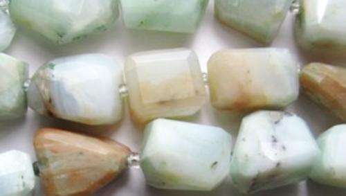 MARYKAY - NATURAL BLUE PERUVIAN OPAL BEADS - IDEAL FOR CRAFTS OR BEADING 14/26
