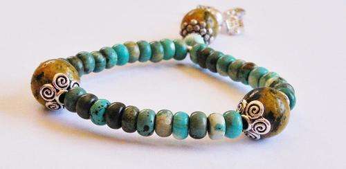 MARYKAY - PRAYER BEADS - 33 TURKISH ISLAMIC, TESBIH, TASBIH, MISBAHA, SUFI - TURQUOISE AND JADE