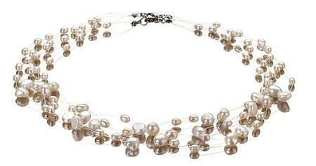 MARYKAY - CLASSIC ILLUSION PEARLY WHITE FRESHWATER CULTURED PEARL NECKLACE