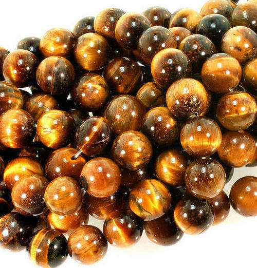 MARYKAY - BEAUTIFUL NATURAL GOLD TIGER EYE GEMSTONE BEADS - IDEAL FOR CRAFTS/BEADING