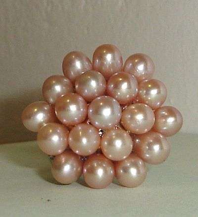 MARYKAY - ABSOLUTELY FABULOUS LAVENDER GENUINE FRESHWATER PEARL RING 9/S