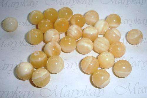 MARYKAY - NATURAL YELLOW CALCITE BEADS - BEADING/CRAFTING/JEWELLERY MAKING