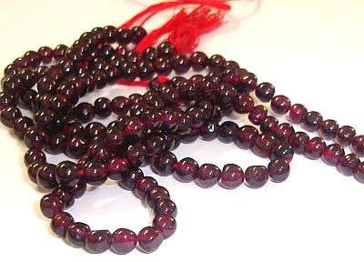 MARYKAY - FABULOUS RED RUBY GARNET GEMSTONE BEADS - IDEAL FOR CRAFTS/BEADING