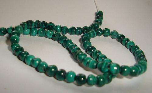 MARYKAY - MALACHITE GEMSTONE BEADS - IDEAL FOR CRAFTS/BEADING