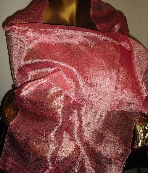MARYKAY - STUNNING PURE SILK SCARF WITH 7MM GENUINE FRESHWATER PEARL EARRINGS