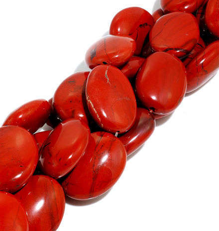 MARYKAY - NATURAL RED JASPER GEMSTONE BEADS - IDEAL FOR CRAFTS/BEADING