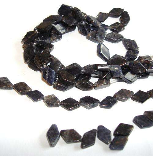 MARYKAY - FABULOUS BLACK TOURMALINE SCHORL GEMSTONE BEADS - IDEAL FOR CRAFTS/BEADING