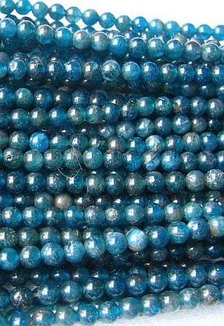 MARYKAY - FABULOUS APATITE GEMSTONE BEADS - IDEAL FOR CRAFTS/BEADING