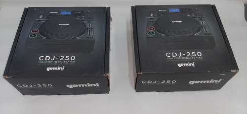 GEMINI CDJ 250 MEDIA PLAYER ( SET OF 2)