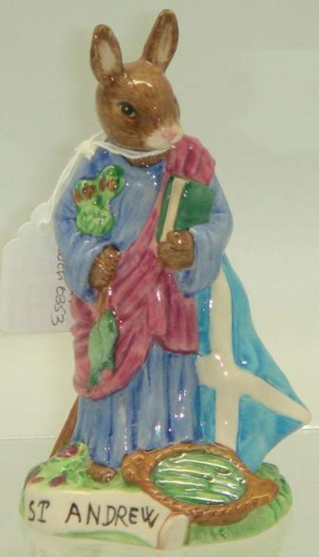 Royal Doulton Bunnykin Figurine - "St. Andrew"