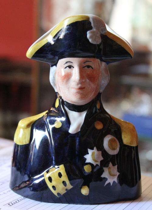 Staffordshire Admiral Lord Nelson Jug