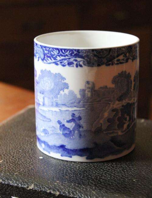 Copeland Spode Blue Italian Jam Jar.
