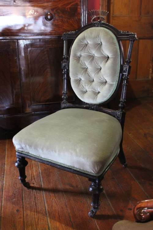 Edwardian Mahogany Nursing Chair