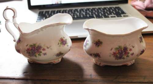 Royal Albert Violetta Milk and Sugar