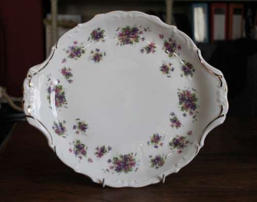 Royal Albert Violetta Pattern Cake Plate.