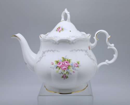 Royal Albert Tranquility Pattern Teapot.