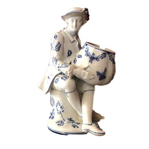 KPM Berlin Table Salt Of A Seated Man