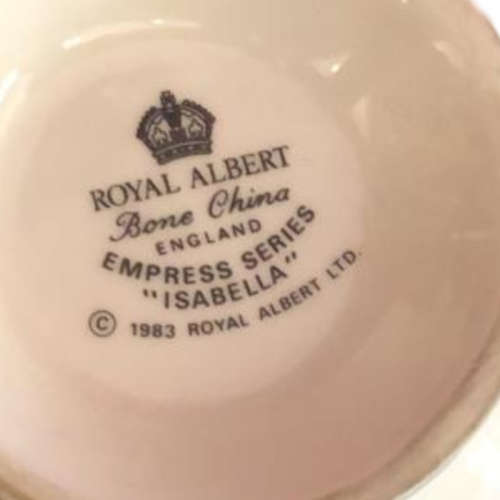 Royal Albert Empress Series Isabella Cabinet Tea Cup and Saucer