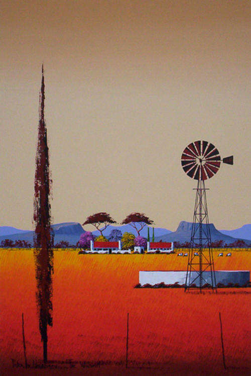 The windmill (900mm x 600mm)