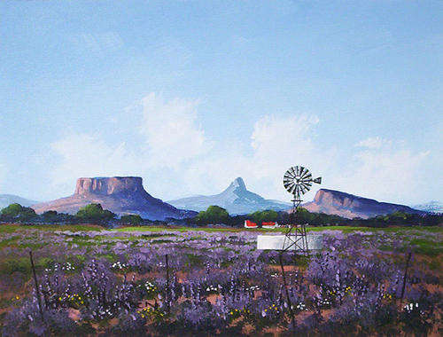 Lavender Fields (300mm x 400mm)
