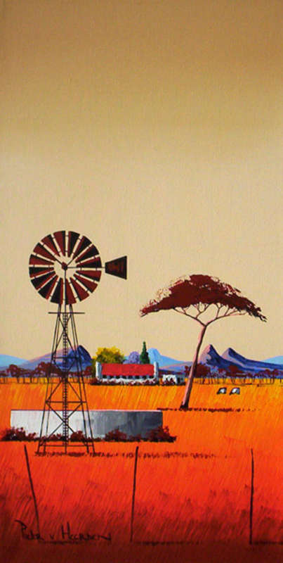 The windmill (600mm x 300mm)