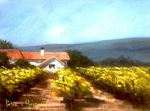 Vineyards 1 (300mm x 400mm)
