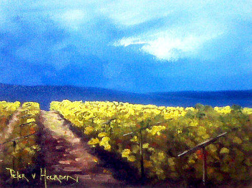 Vineyards 2 (300mm x 400mm)