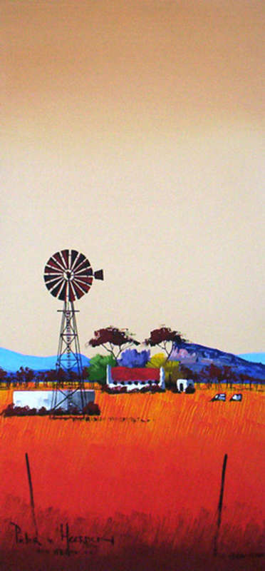 The windmill (600mm x 300mm)