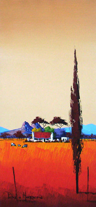 The sipres tree (600mm x 300mm)