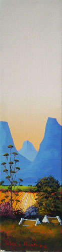 Two cottages (600mm x 150mm)
