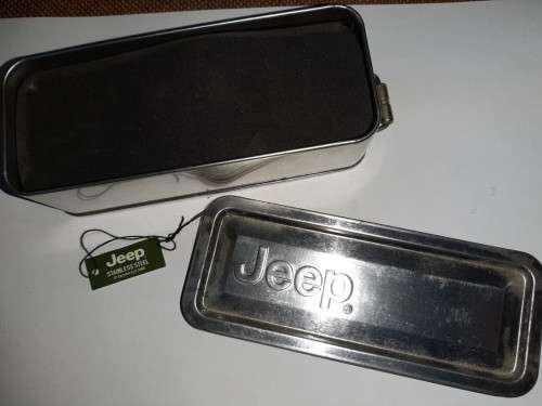 Jeep Old watch metal case and 2 others