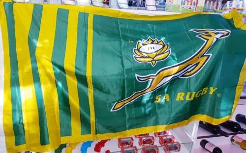Springbok rugby flag