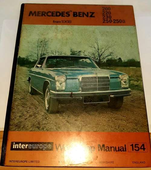 Mercedes Benz from 1968 workshop manual