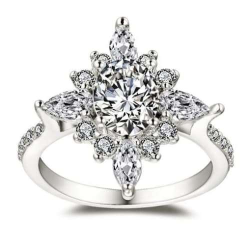 3.14ct Cr.Diamond Engagement Ring. Size 7 | N-O | 17.3mm