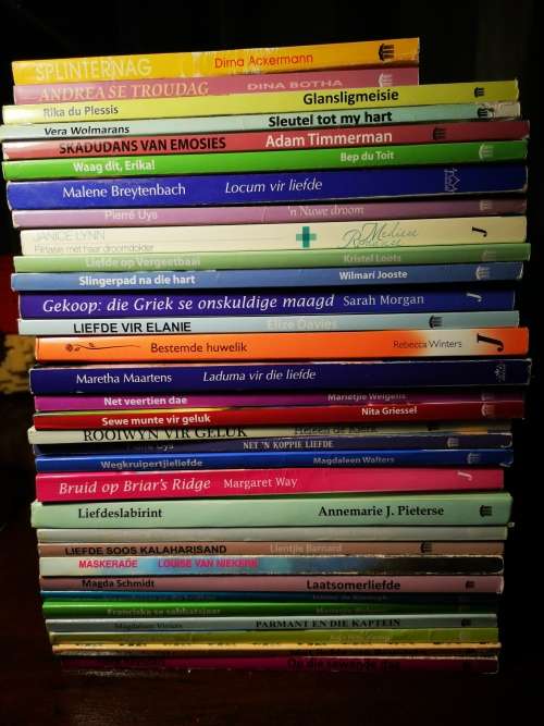 VERSAMELING VAN 32 AFRIKAANSE ROMANS (R6 n boek!)
